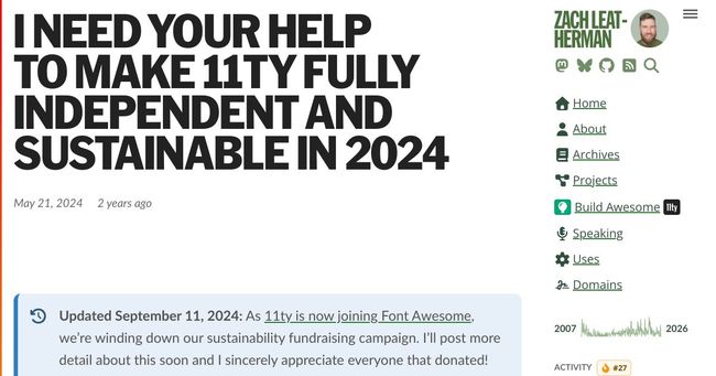 So you want to speak at the 11ty International Symposium on Making Web Sites Real Good