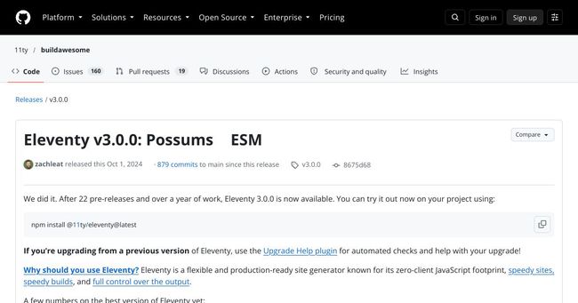 Eleventy v3.0.0: ESM like a Phoenix (the mythical bird, not Arizona)